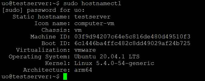 ubuntu hostname